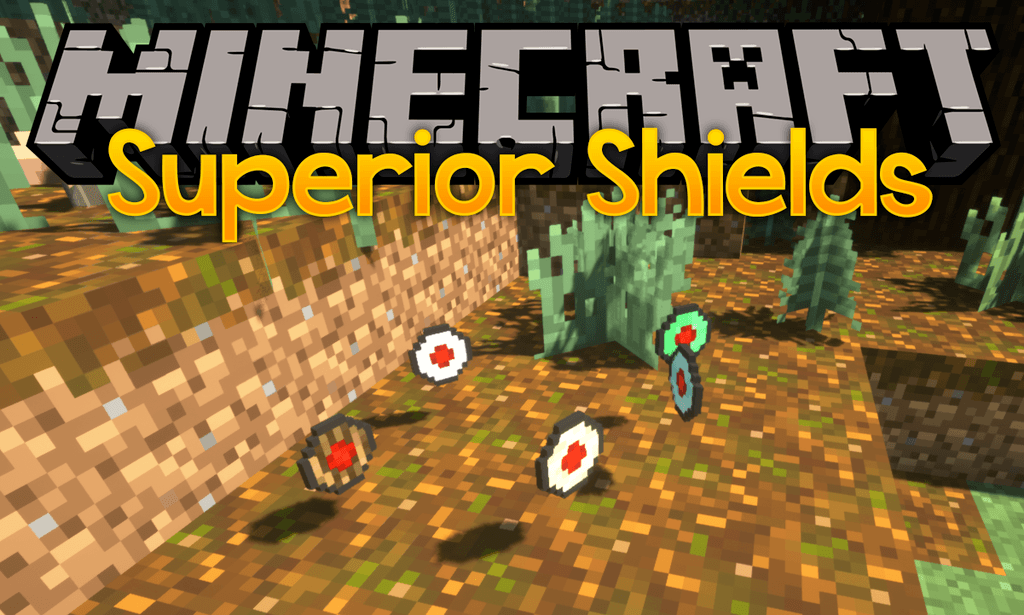 Mod Superior Shields para el logotipo de Minecraft