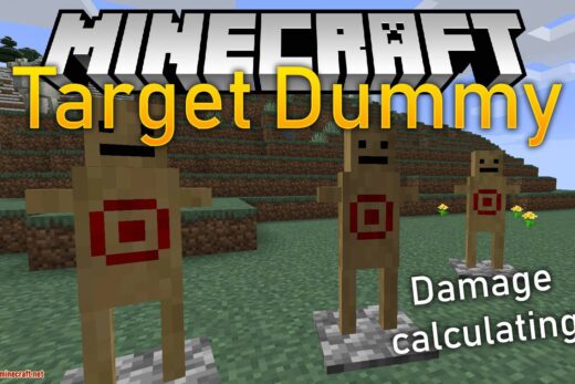 Target Dummy mod for minecraft logo