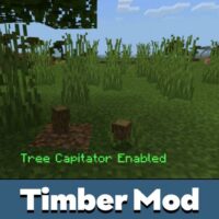 Timber Mod for Minecraft PE