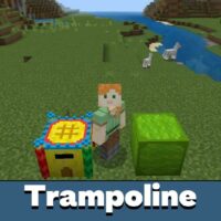 Trampoline Mod for Minecraft PE