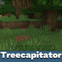 Treecapitator Mod for Minecraft PE