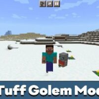 Tuff Golem Mod for Minecraft PE